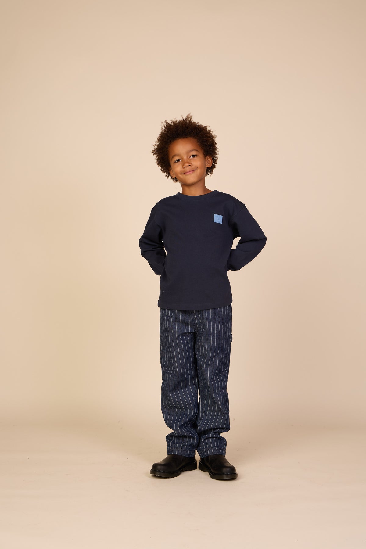Long-Sleeve T-Shirt - Tween - Navy | 101706 Kobe