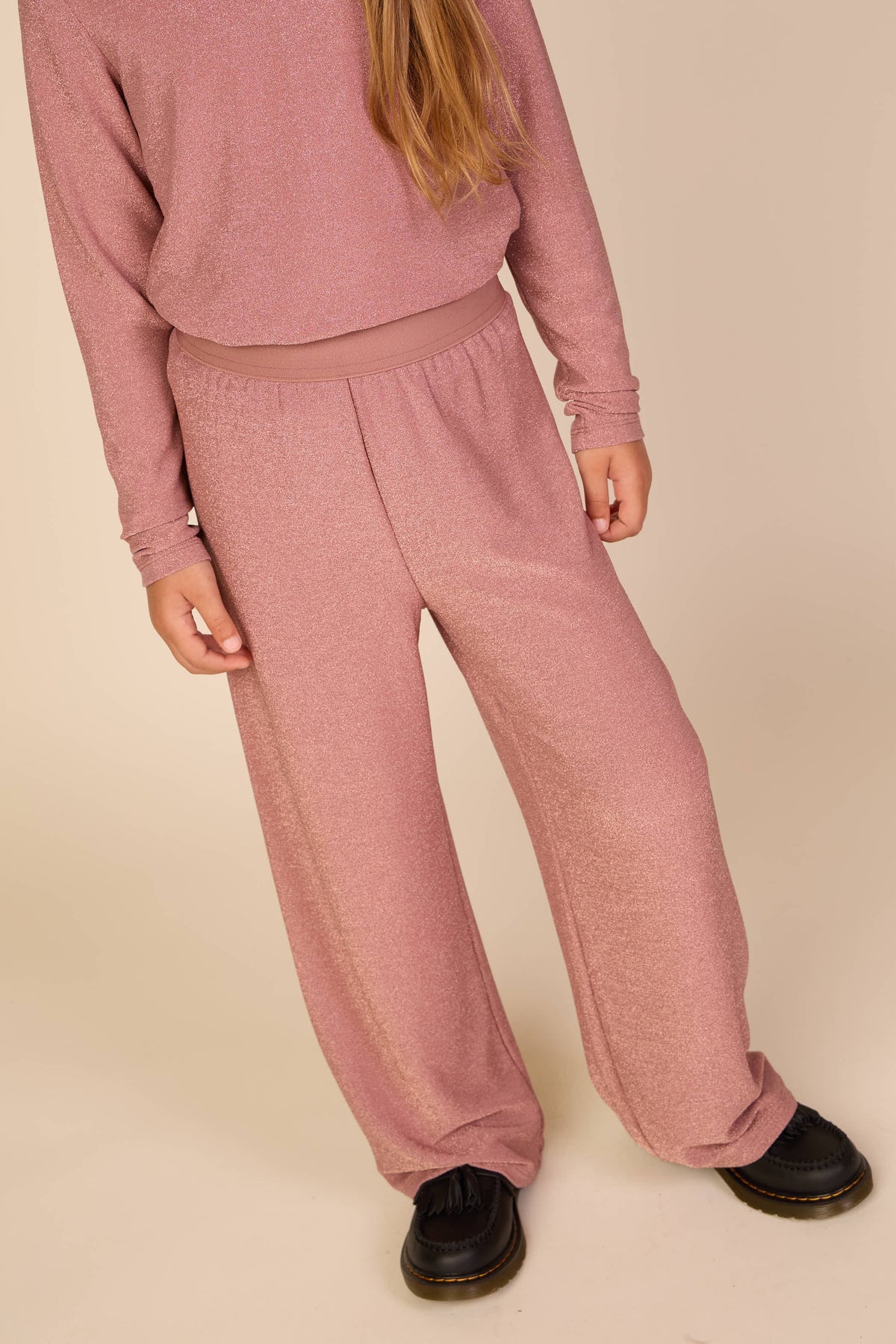 Lurex Trousers - Tween - Dusty Rose | 101670 Helen