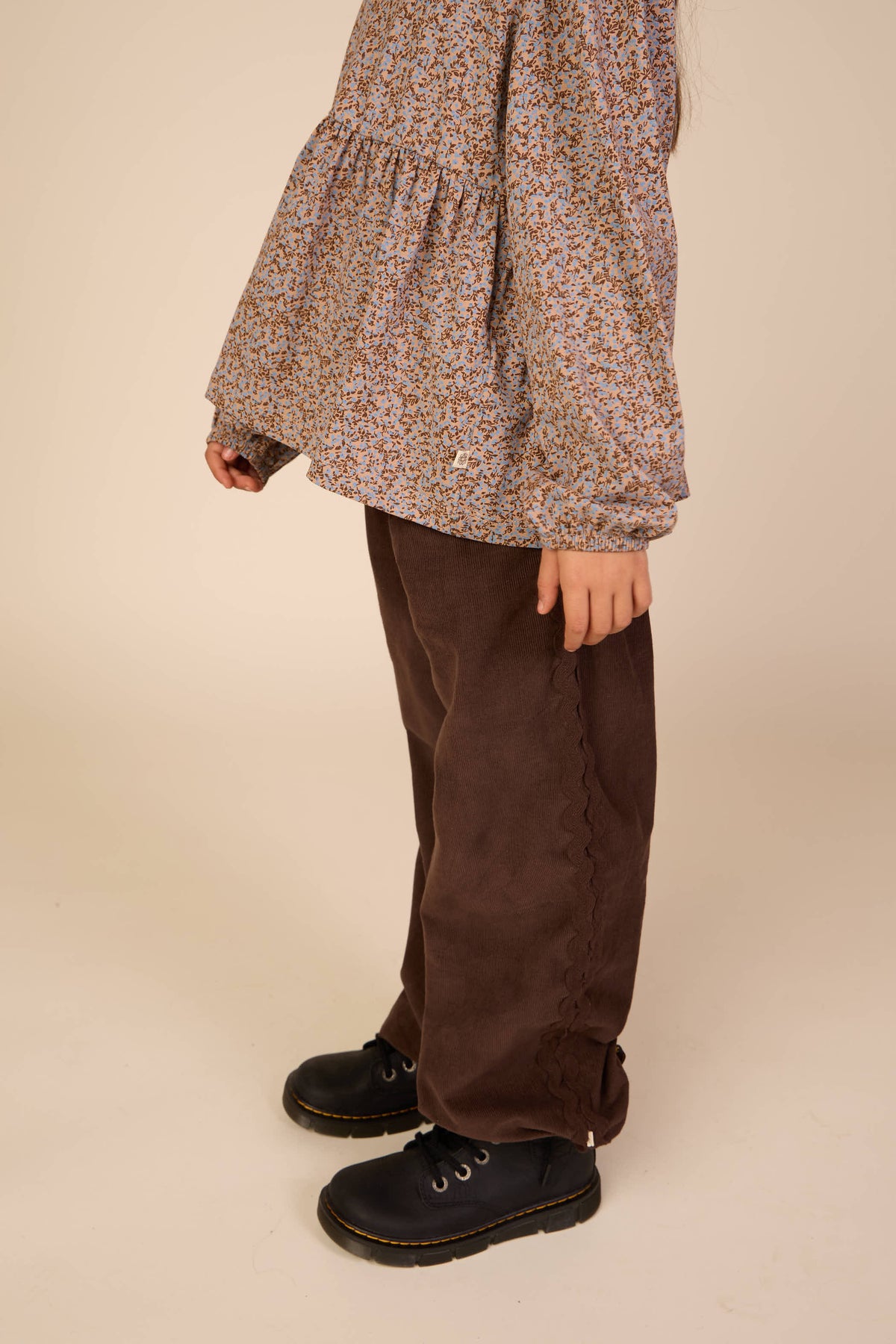 Ric Rac Corduroy Trousers - Tween - Dark Brown | 101482 Sille