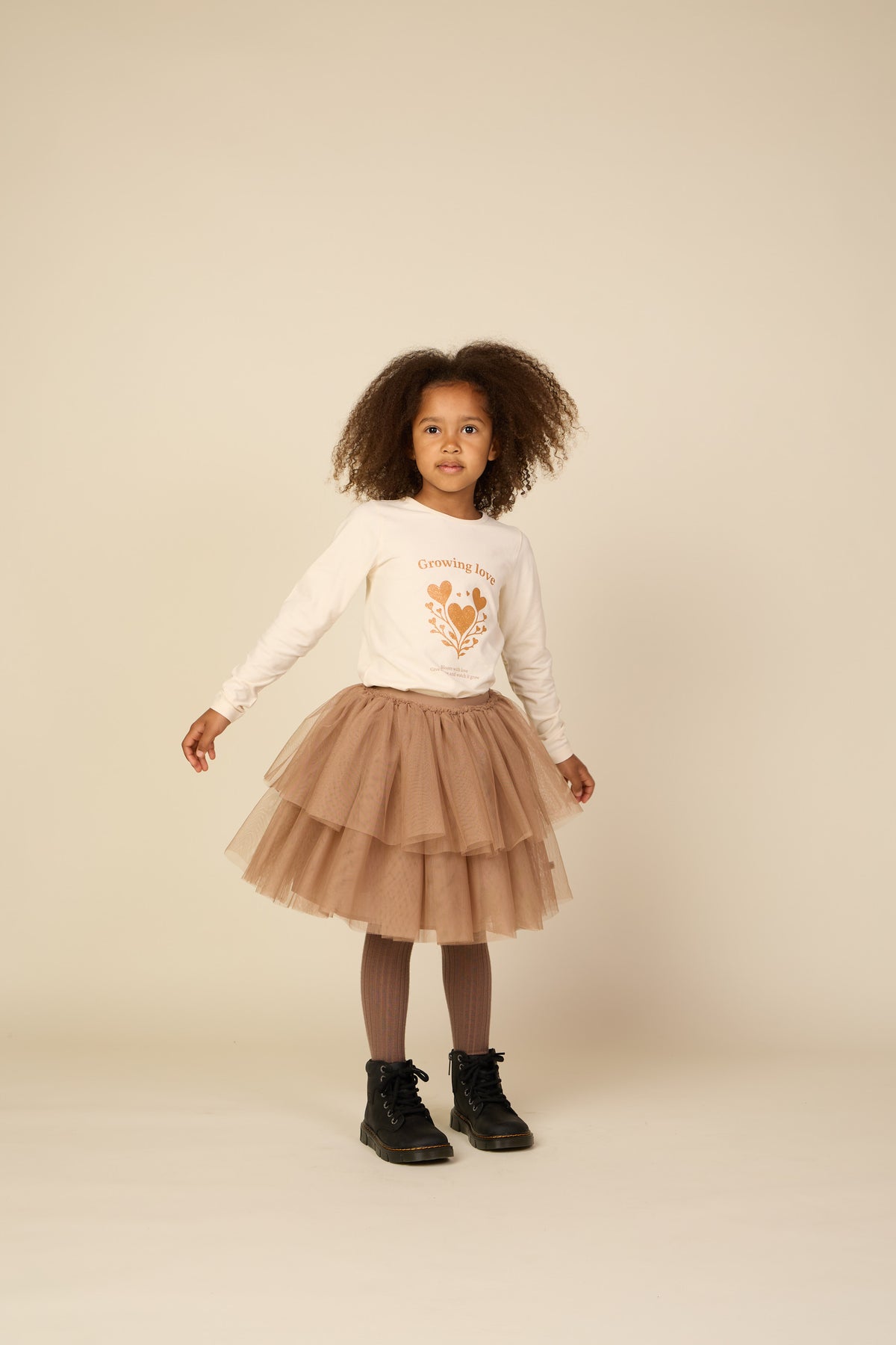 Long-Sleeve T-Shirt with Front Print - Kids - Offwhite | 101711 Piper