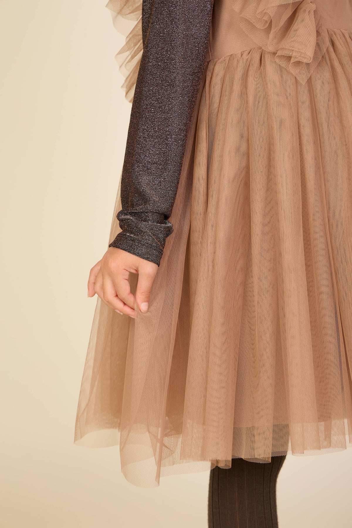 Tulle Dress - Tween - Light Brown | 101510 Bianca