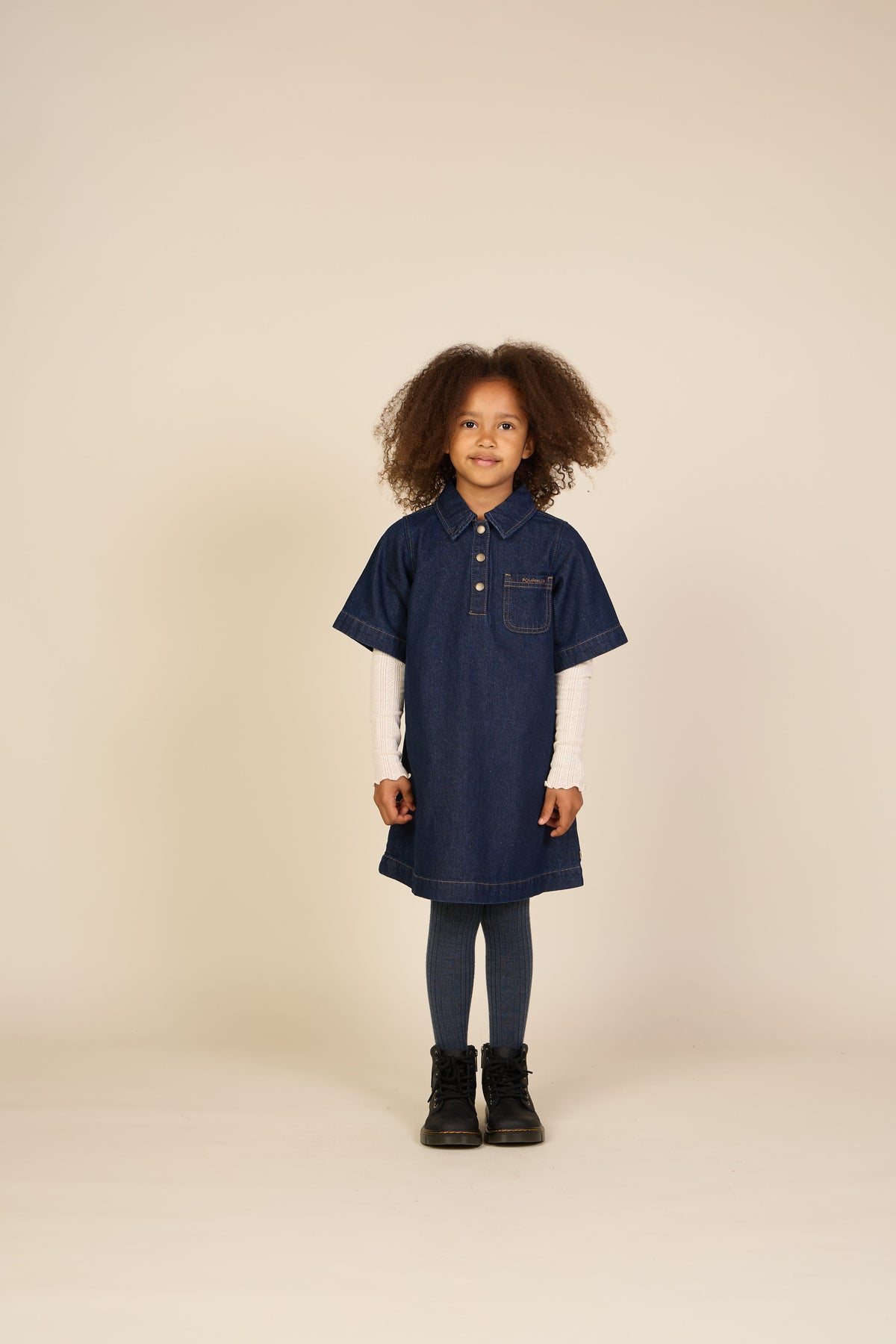Denim Dress - Tween - Dark Blue | 101619 Alison