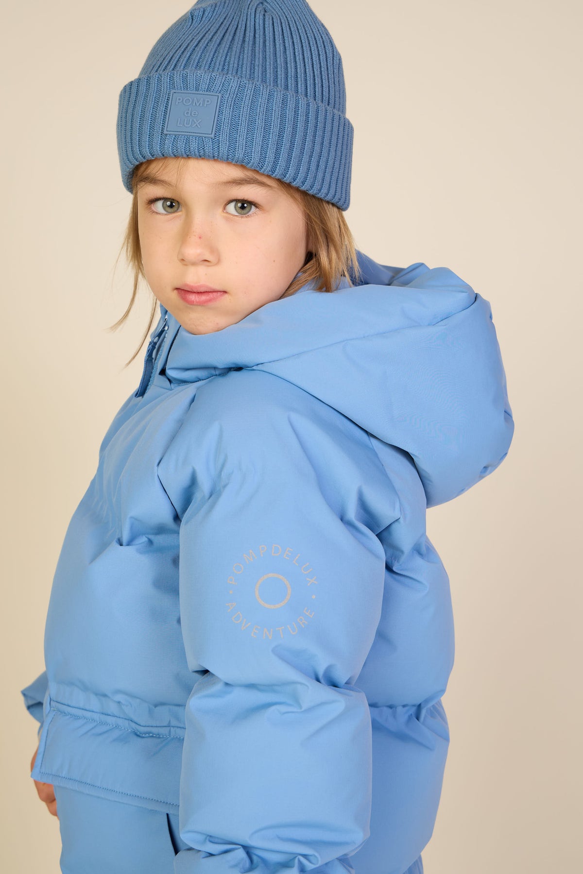 Cotton Knit Beanie - All - Dusty Blue | 101519 Todd