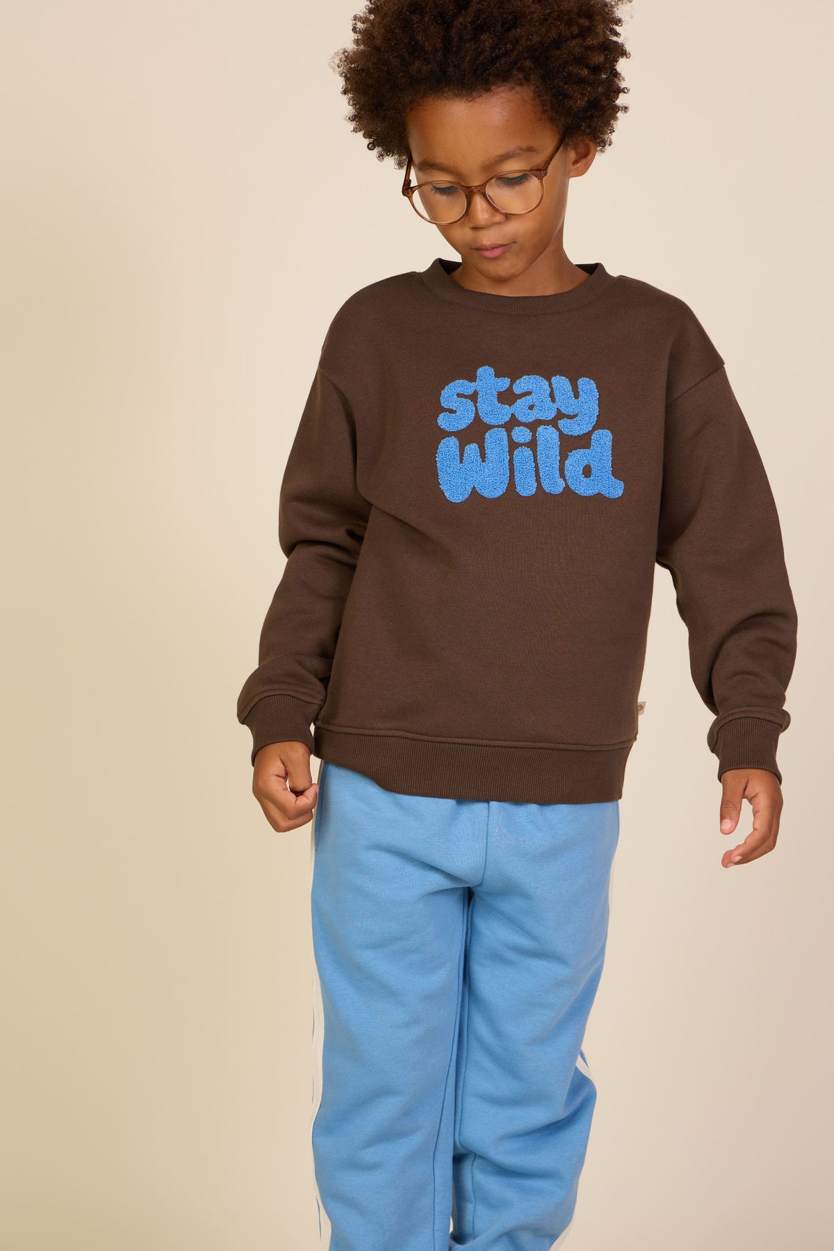 Sweat Pants with Tape - Tween - Dusty Blue | 101258 Carter
