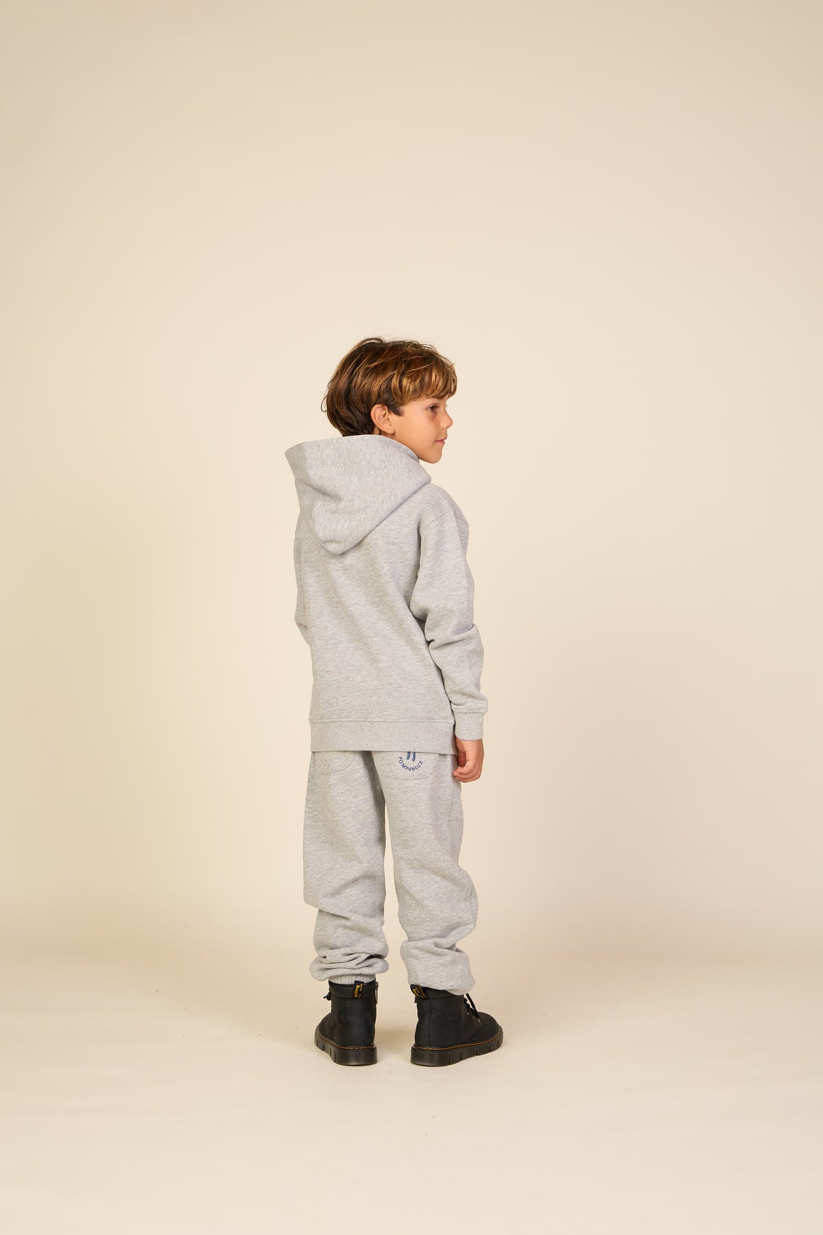 Smiley Hoodie - Tween - Grey Melange | 101584 Andrew