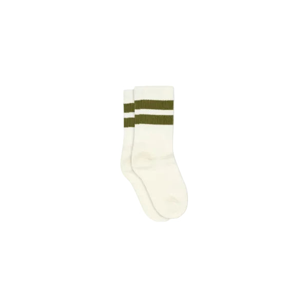 MP Retro Striped Tennis Socks - Tween - Moss Green | 101732 MP 79293