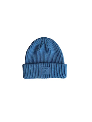 Cotton Knit Beanie - All - Dusty Blue | 101519 Todd