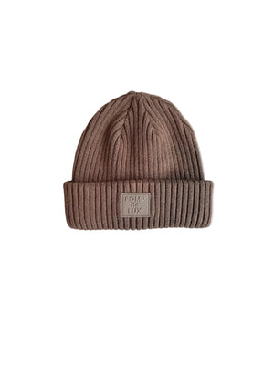Cotton Knit Beanie - All - Brown | 101517 Todd