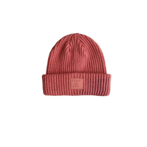 Cotton Knit Beanie - All - Dusty Rose | 101518 Todd