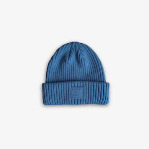 Cotton Knit Beanie - All - Dusty Blue | 101519 Todd