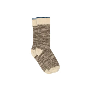 MP Wool-Blend Slouch Socks - Tween - Brown Melange | 101738 MP 59065