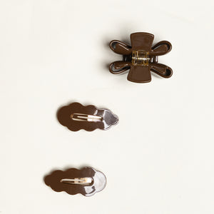 Hair Click & Claw Hair Clip - All - Chocolate | 100886 Cille