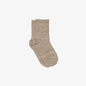 MP Cotton Rib Socks - Tween - Light Brown Melange | 101374 MP Cotton Rib Socks
