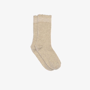 MP Cotton Jaquard Knit Socks - Kids - Beige Melange | 101385 MP Inger