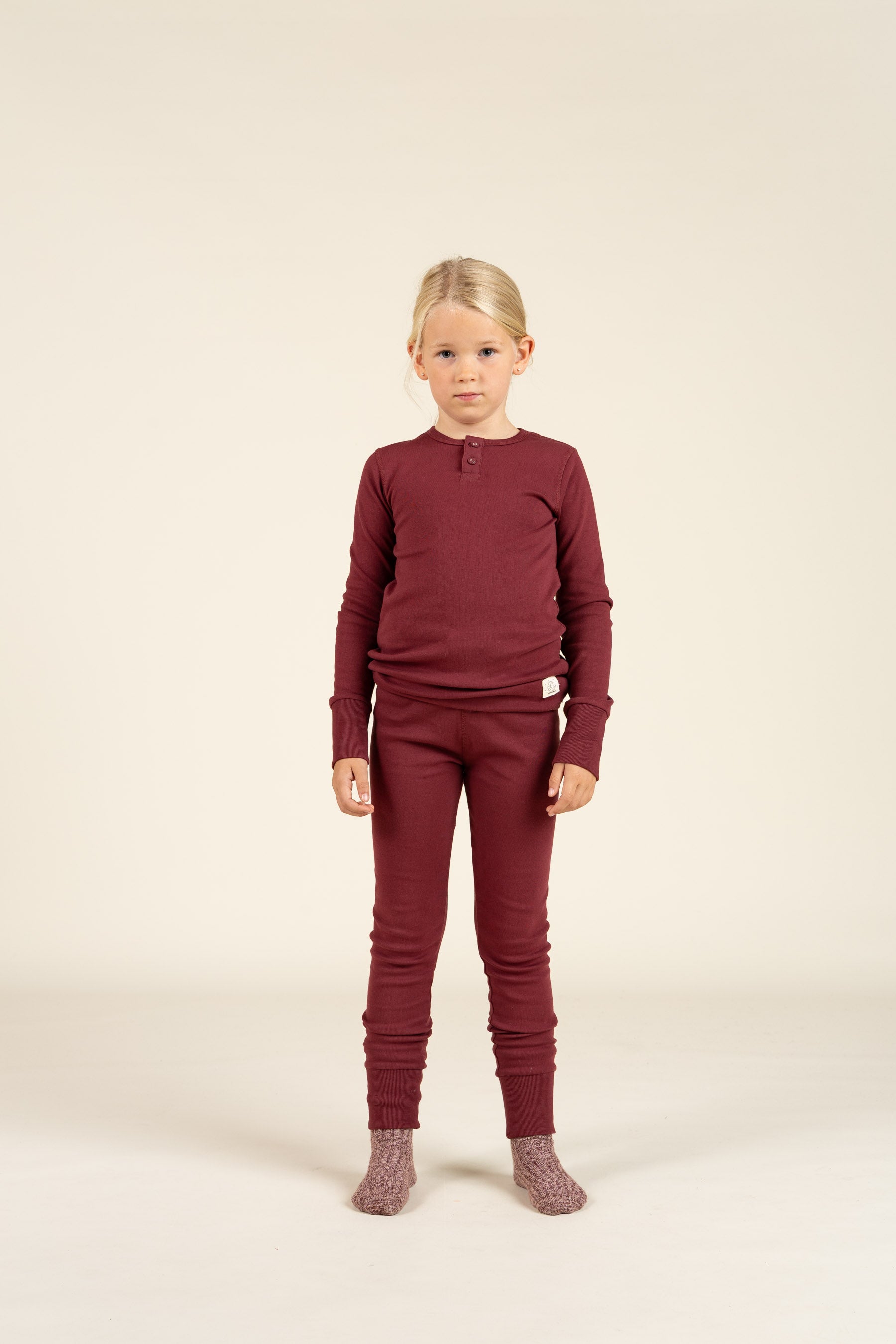 Jersey Pyjamas - Tween - Burgundy | 100555 Bangkok