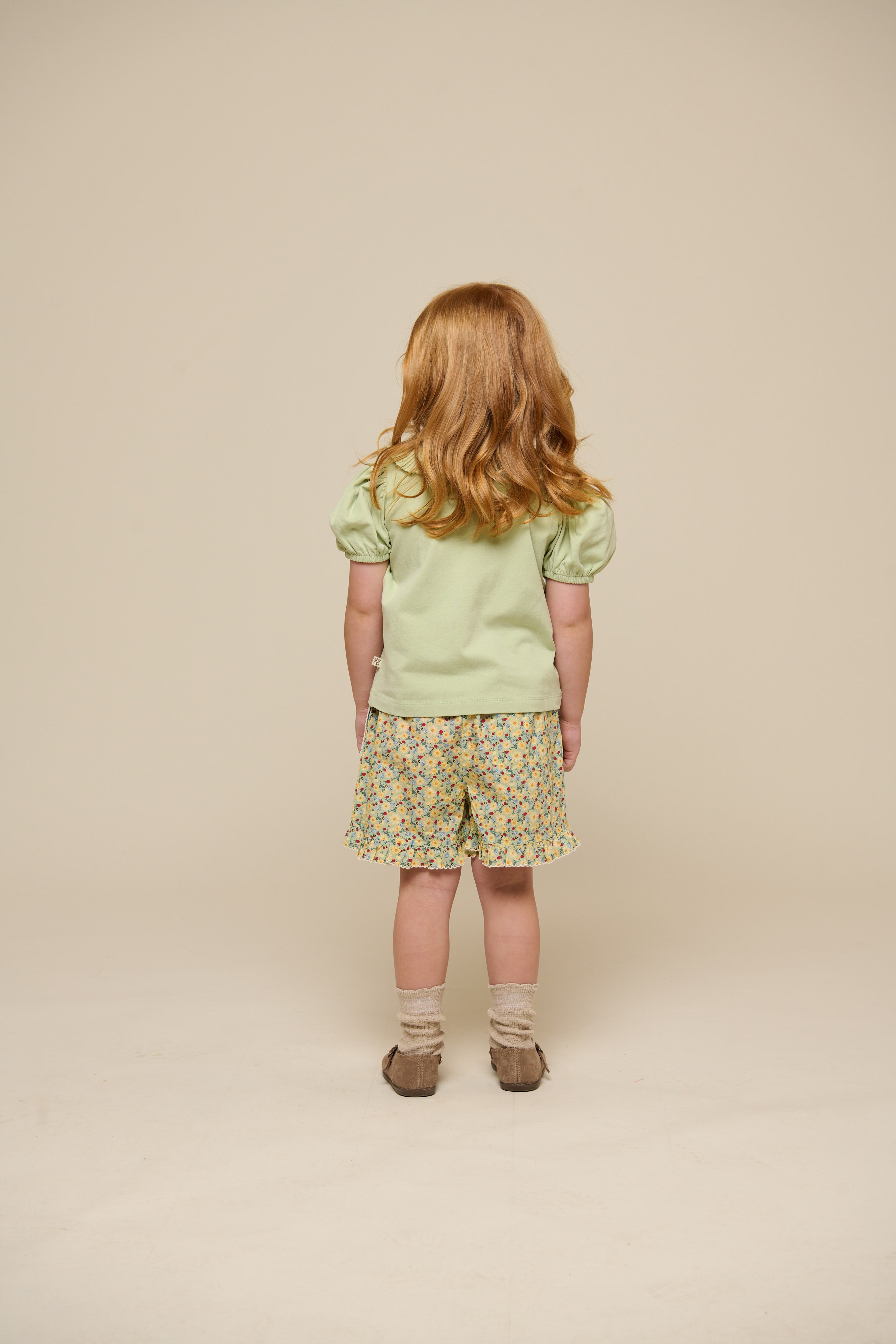 Jersey Blouse with Collar - Kids - Powder Green | 101279 Nini