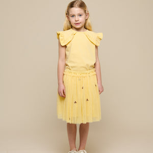 Frill Jersey Top - Tween - Sunlight | 101266 Selma