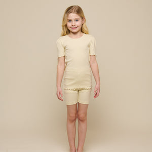 Modal Rib T-shirt - Tween - OffWhite | 101305 Lottie