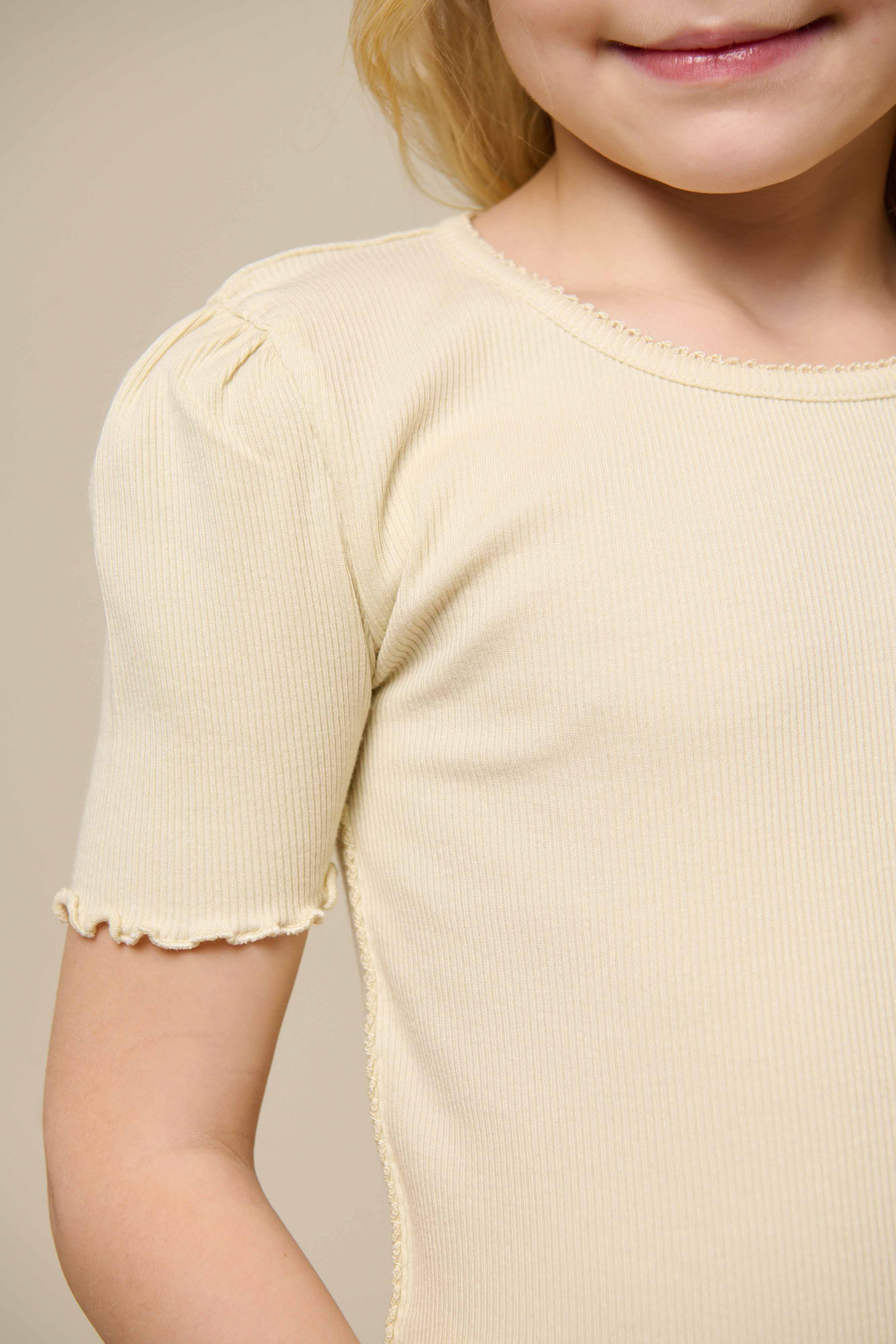 Modal Rib T-shirt - Tween - OffWhite | 101305 Lottie